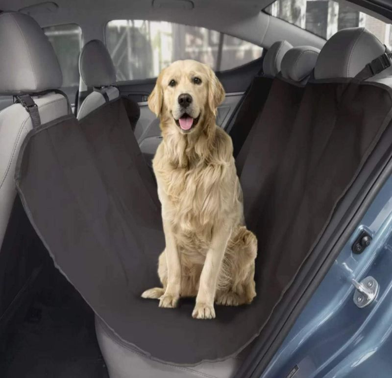 Photo 1 of Co-Pilot Waterproof Dog Car Seat Cover Hammock with Leash Holder, Black