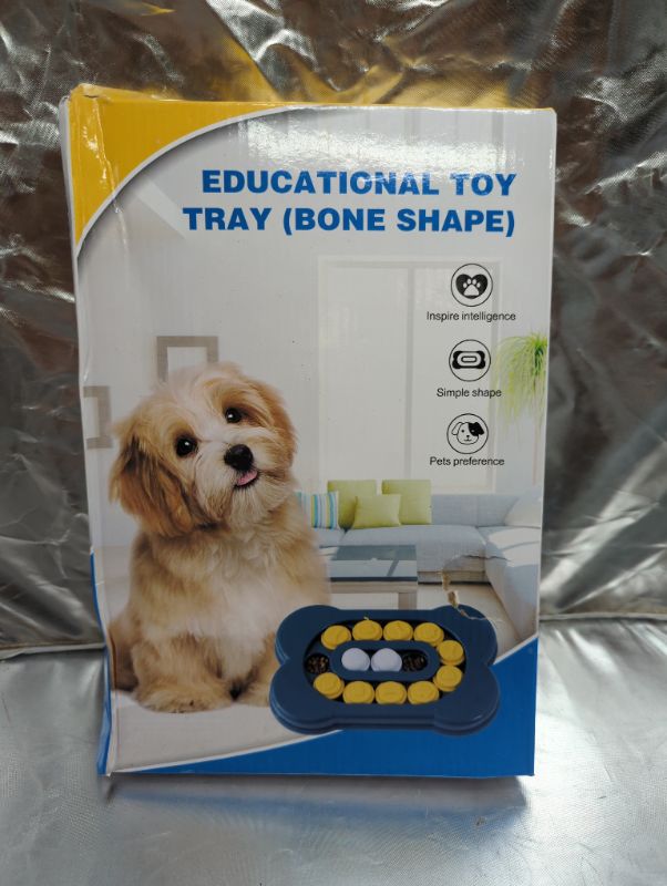 Photo 2 of Twehzcs Dog Puzzle Toys Interactive Dog Toy for IQ Training, Bone Shape Dog Enrichment Toy Gifts for Puppy, Slow Feeding, Aid Pets Digestion