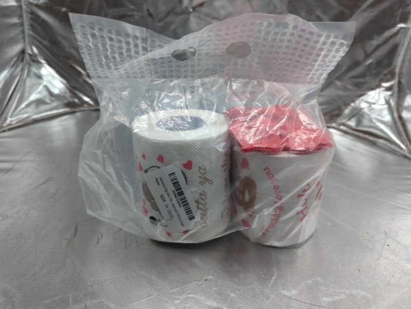 Photo 1 of Birthday Gifts 2 Rolls Funny Toilet Paper Novelty Party Decoration Happy Anniversary Gag Gifts Hilarious Poop Bath Tissue with 100 Pcs Petals