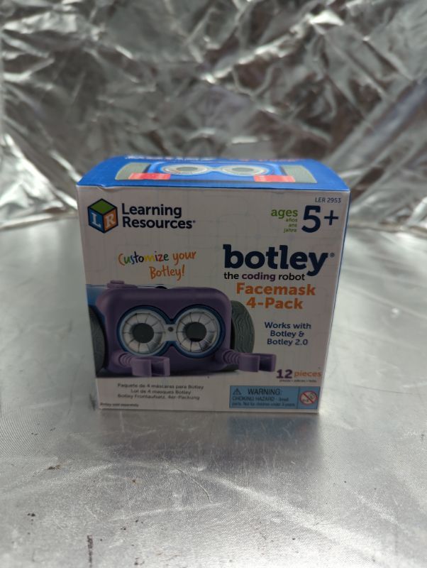Photo 2 of Learning Resources Botley The Coding Robot Multicolor Facemask - Coding Robot Accessories, Botley Not Included
