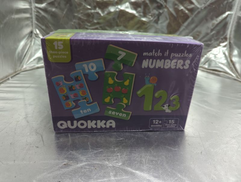 Photo 3 of QUOKKA - Match It Alphabet & Numbers Toddler Puzzles
