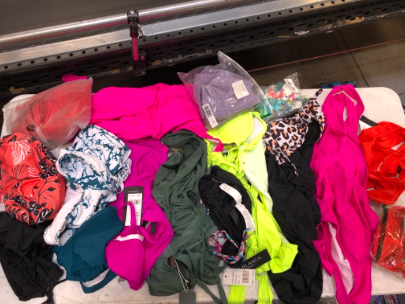 Photo 1 of MEDIUM SIZE SWIMSUIT LOT......HUGE LOT ALL WOMENS BATHING SUITS ALL SIZE M , NEW & USED 