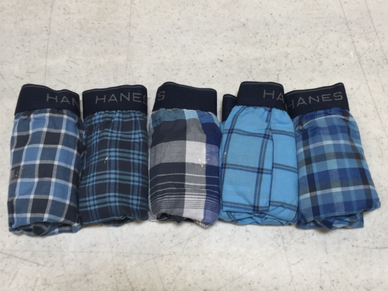 Photo 1 of 5 Pack of Hanes Men's Boxers -- Size Small