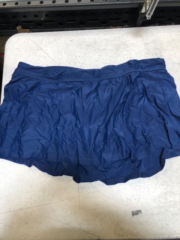 Photo 1 of Blue Swimsuit Skirt 1X