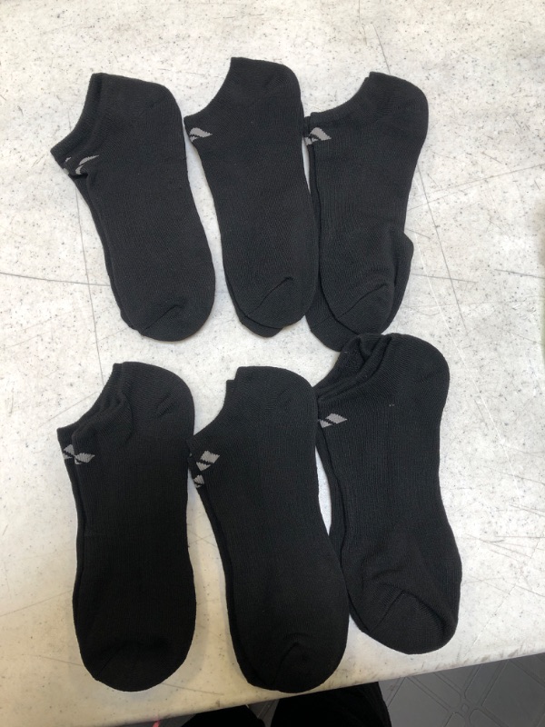 Photo 1 of 6 Pairs Black No Show Socks 