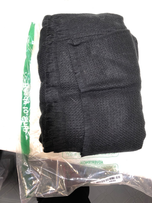 Photo 2 of Amazon Essentials Women's Reversible Poncho One Size Black Dnu