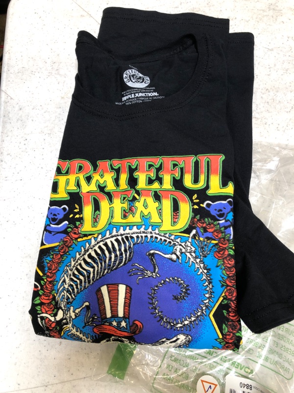 Photo 2 of Mens Grateful Dead Rock Shirt - Grateful Dead Steal Your Face Skull Dancing Bear Vintage Tee X-Large