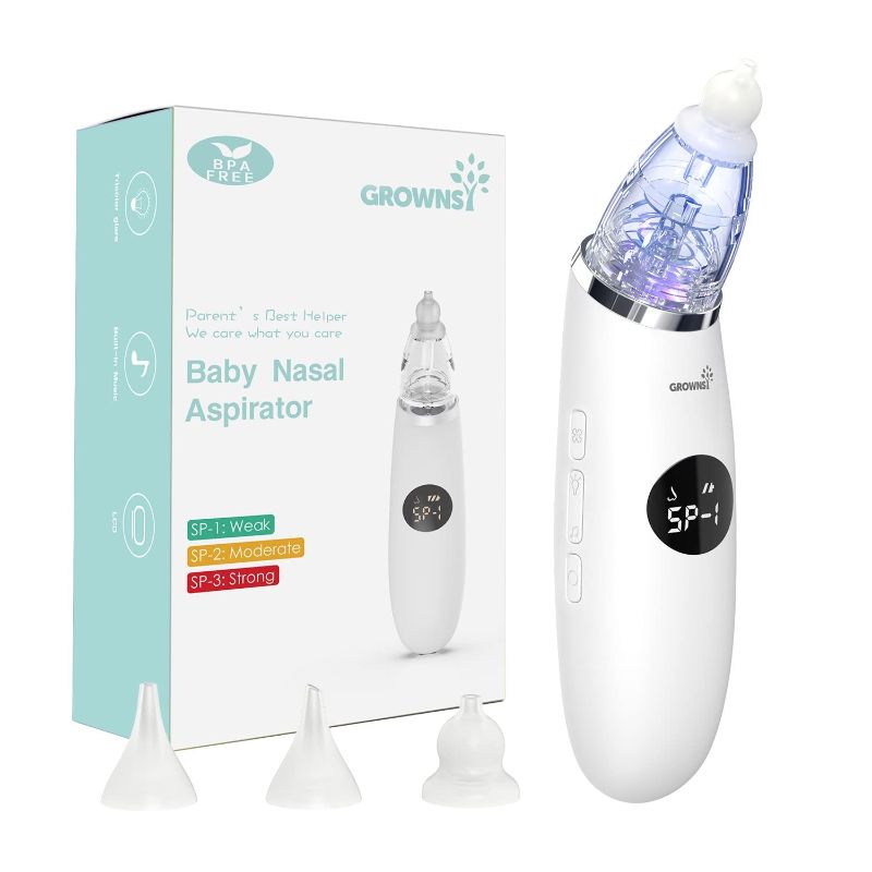 Photo 1 of Baby Nasal Aspirator | Baby Nose Sucker | Baby Nose Cleaner, Automatic Booger Sucker for Baby, Rechargeable, with Pause & Music & Light Soothing Function
