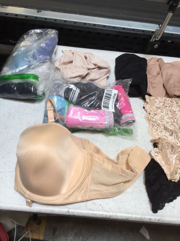 Photo 3 of BAG LOT OF WOMEN'S UNDERWEAR AND BRAS --- DIFFERENT STYLES AND SIZES -- SOLD AS IS -- 