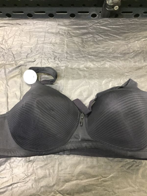 Photo 2 of Brilliance by Vanity Fair Women's Full Coverage Comfort Wirefree Bra 72238 38D Midnight Black