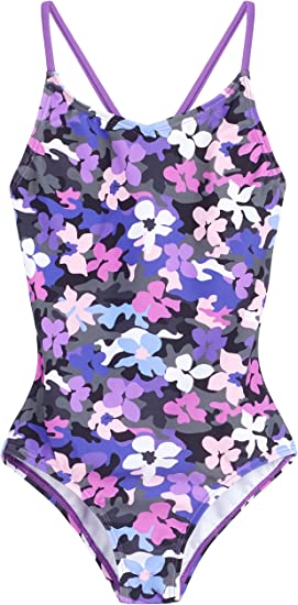 Photo 1 of Kanu Surf Girls' Hurricane Beach Sport UPF 50+ 1-Piece Swimsuit- SIZE 12
