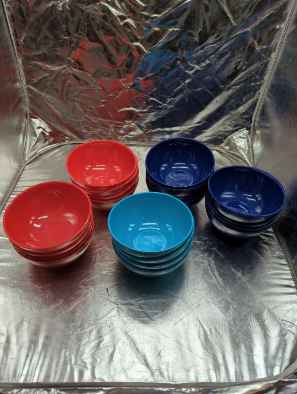 Photo 1 of GLAD - Small Circle Bowls (6") - Variety Pack of 20