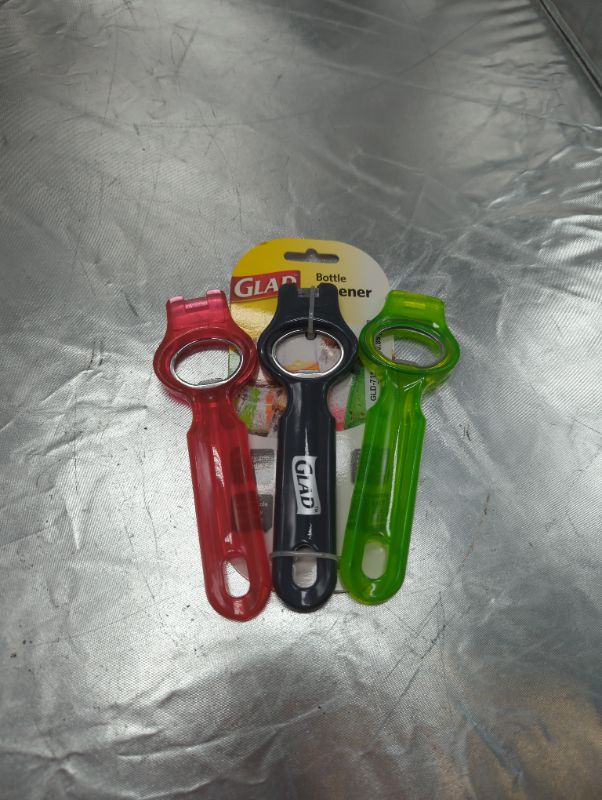 Photo 1 of GLAD - 3 Pack - Bottle Opener - Assorted Colors