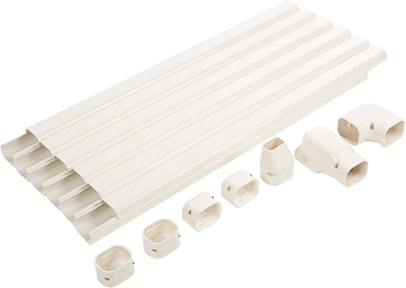 Photo 1 of Senville SENLC-6M 20 Ft. Decorative Line Set Cover Kit for Mini Split Air Conditioners 3"
