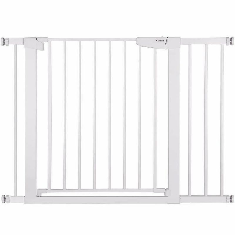 Photo 1 of Cumbor 43.3" Auto Close Safety Baby Gate, Extra Tall and Wide Child Gate, Easy W