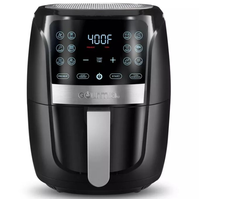 Photo 1 of Gourmia 5qt 12-Function Guided Cook Digital Air Fryer - Black

