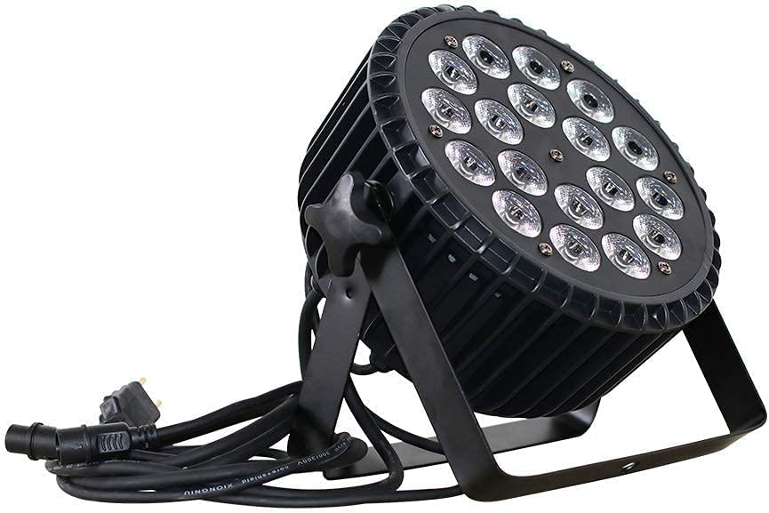 Photo 1 of Stage Right - LED Par Light 18x10W RGBW 4in1 Stage Wash Light Uplight Ultra-thin DMX Control Par Can for for DJ Disco Parties Band Live Show