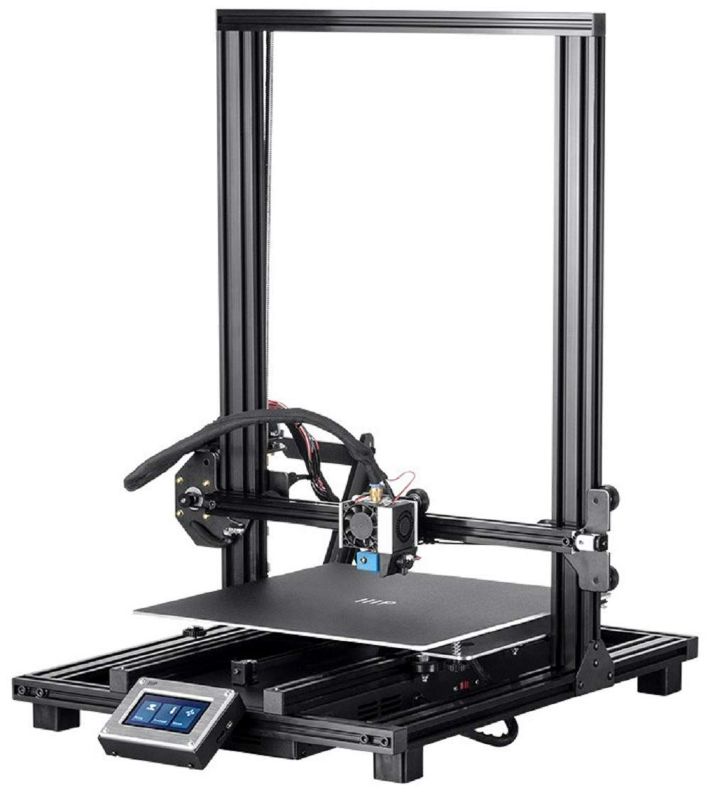 Photo 1 of Monoprice MP10 3D Printer - Black with (300 x 300 mm) Magnetic Heated Build Plate, Resume Printing Function, Assisted Leveling, and Touch Screen