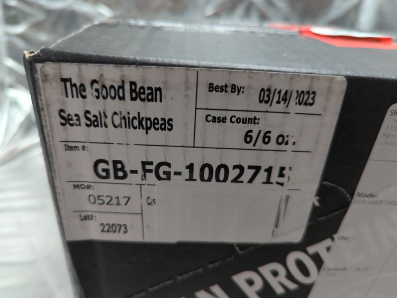Photo 3 of The Good Bean Crunchy Chickpeas - Sea Salt - (6 Pack) 6 Oz Resealable Bag - Roasted Chickpea Beans - Vegan Snack With Good Source Of Plant Protein And Fiber Sea Salt 6 Ounce (Pack of 6)