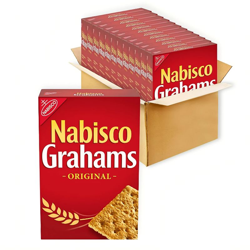 Photo 1 of Nabisco Original Grahams, 12 - 14.4 Ounce Boxes (Pack of 12)
