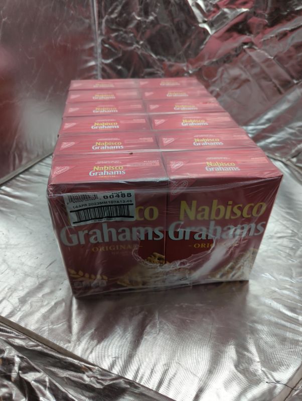 Photo 2 of Nabisco Original Grahams, 12 - 14.4 Ounce Boxes (Pack of 12)
