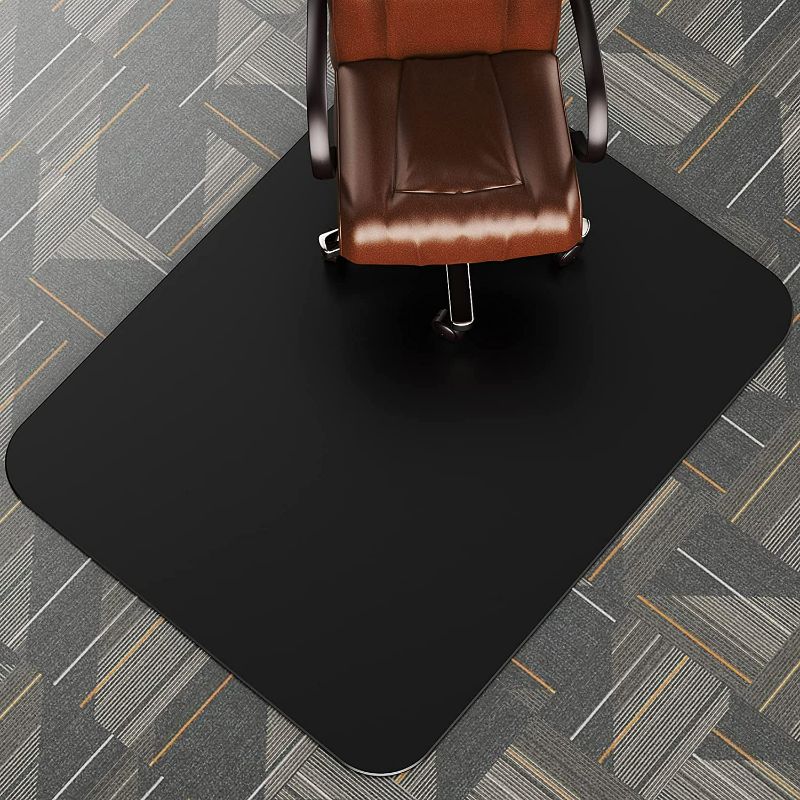 Photo 1 of Office Chair Mat for Carpet Floor, 1/5" Thick Desk Chair Mat, 35" x 45" Anti-Slip Carpet Chair Mats for r Low/Medium Pile Carpets 2 Pack
