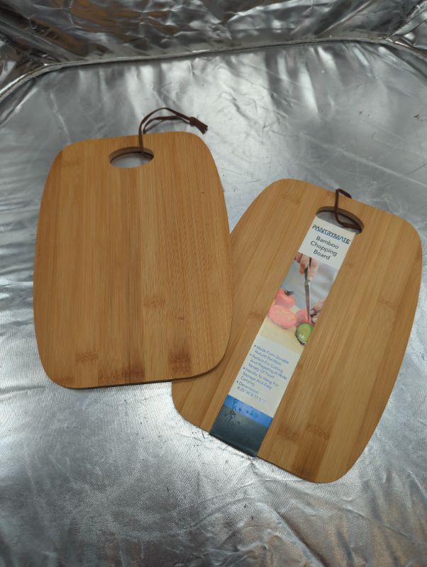 Photo 1 of PantryMate - 2 Pack - Bamboo Cutting Board - 8.25x11.5"