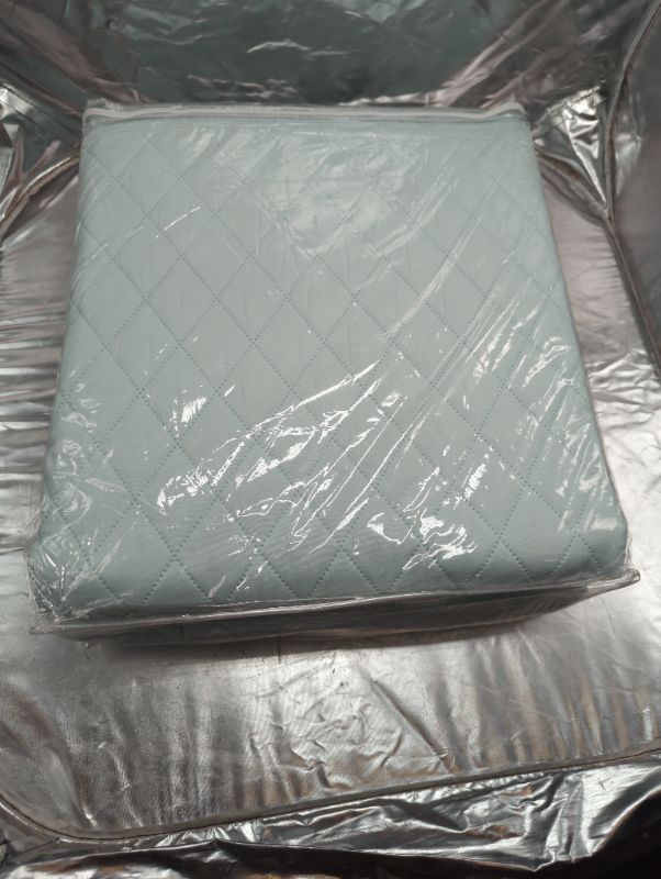 Photo 2 of Posh Home King Size Quilt - Jersey Knit Cotton Blend Blanket Mint Green Bedspread - Light Coverlet Summer Bedding Quilted Bedspreads Lightweight Comforter Bed Spread Cover