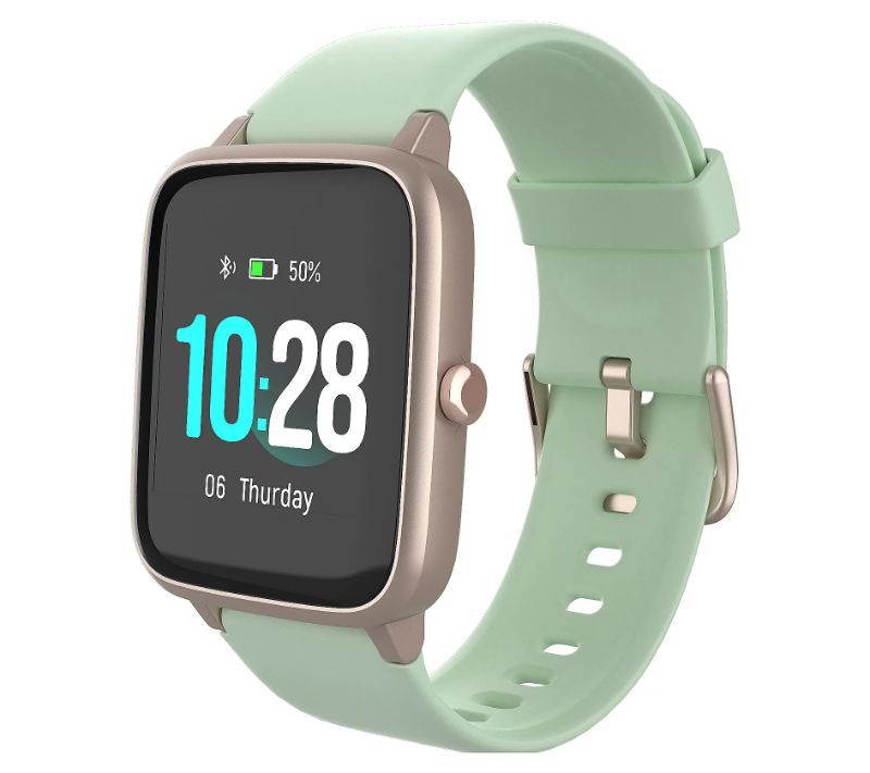 Photo 1 of Fitness Tracker with Heart Rate Monitor, LetsFit Smart Watch 1.3 inches Color Touch Screen IP68 Waterproof Step Calorie Counter Sleep Monitoring Pedometer Watches Activity Tracker for Women Men Kids - Sage Green
