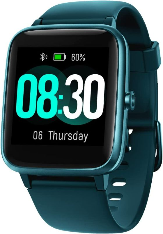 Photo 1 of Fitness Tracker with Heart Rate Monitor, LetsFit Smart Watch 1.3 inches Color Touch Screen IP68 Waterproof Step Calorie Counter Sleep Monitoring Pedometer Watches Activity Tracker for Women Men Kids - Green
