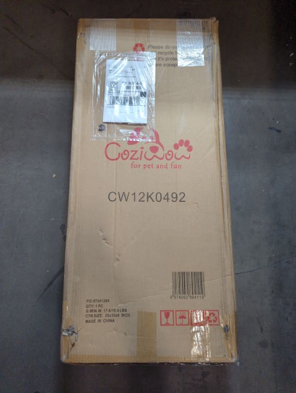 Photo 3 of Coziwow 62" Bi-fold Portable Dog Ramp for Large Pet Trunk Back Seat Ladder Step Car SUV
