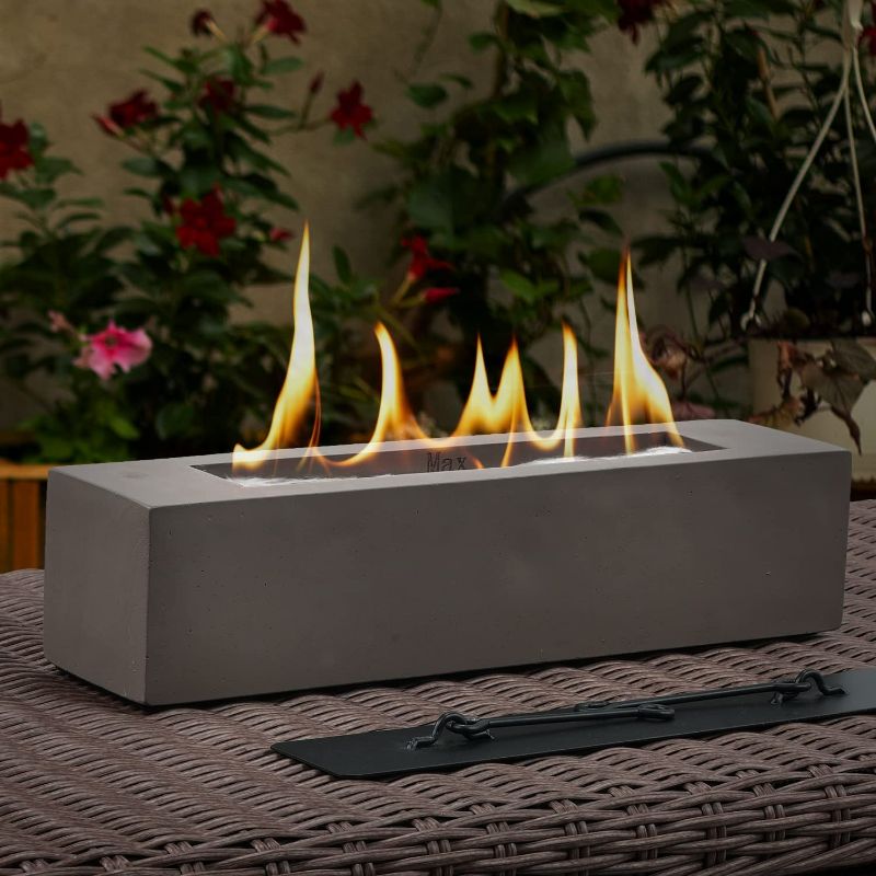 Photo 1 of Tabletop Fire Pits Portable, Indoor/Outdoor Mini Fireplace Portable