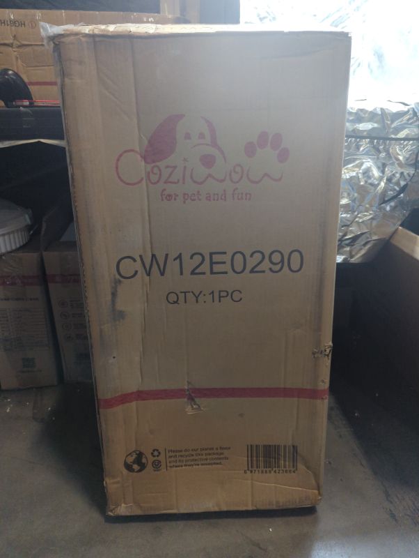 Photo 4 of Coziwow 62" Bi-fold Portable Dog Ramp for Large Pet Trunk Back Seat Ladder Step Car SUV