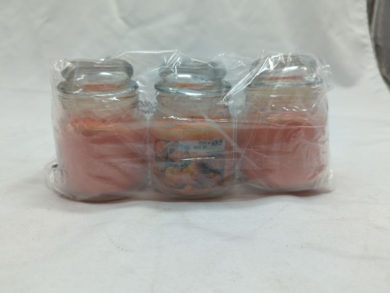 Photo 3 of MainStays - Orange Grove Scented Candle - 3 Pack