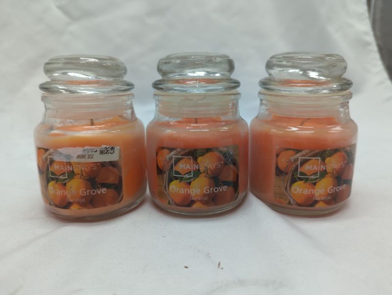 Photo 1 of MainStays - Orange Grove Scented Candle - 3 Pack