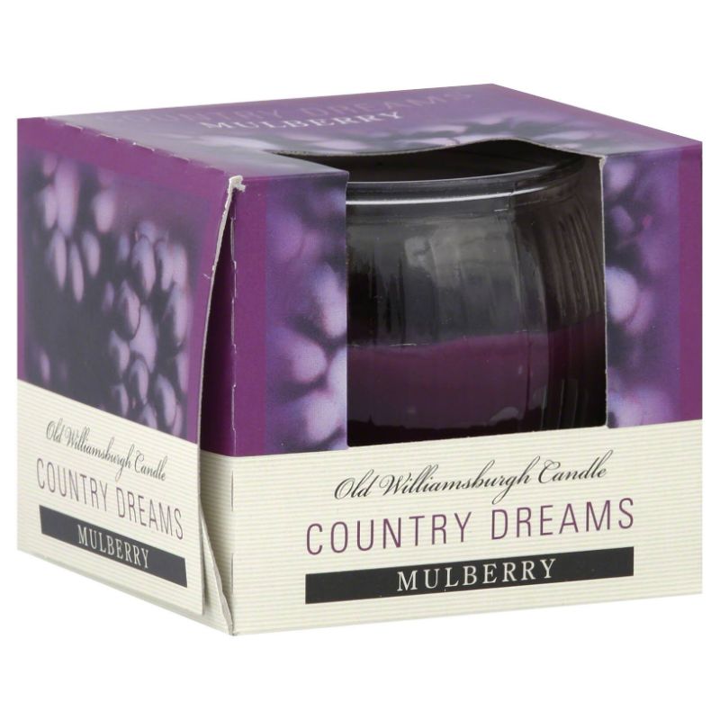 Photo 1 of Mulberry Scented 3 Ounce Country Dreams Jar Candle 