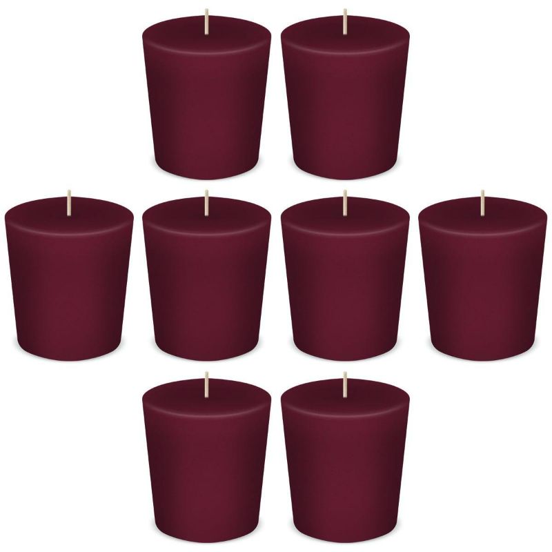 Photo 1 of Black Cherry Scented Candles - Set of 12 Scented Votive Candles