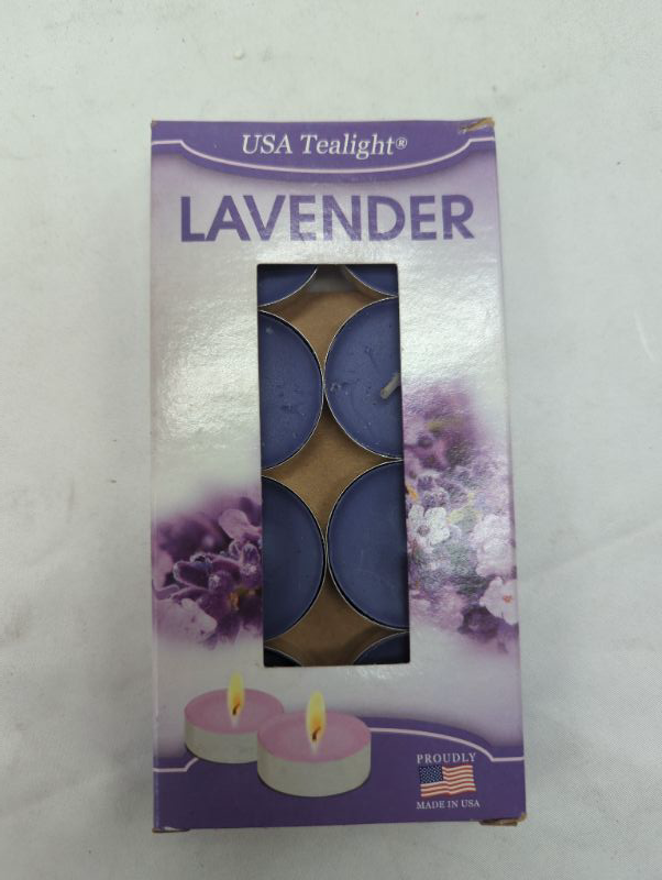Photo 2 of Lavender Scented Tealight Candles, 8 Tealight Candles in Each Pack - 3 Packs - 24 Total Candles - Wonderful Aroma 