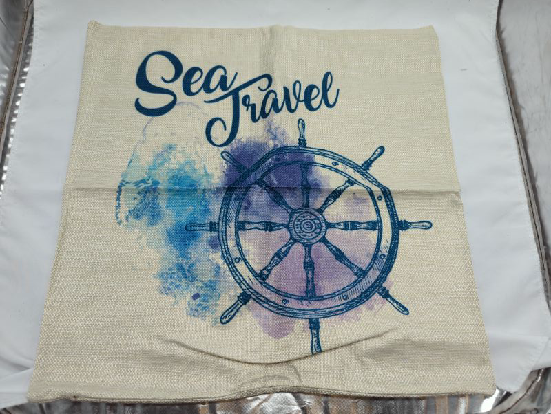 Photo 3 of Nautical Ocean Throw Pillow Covers - 4 Pack - 18x18