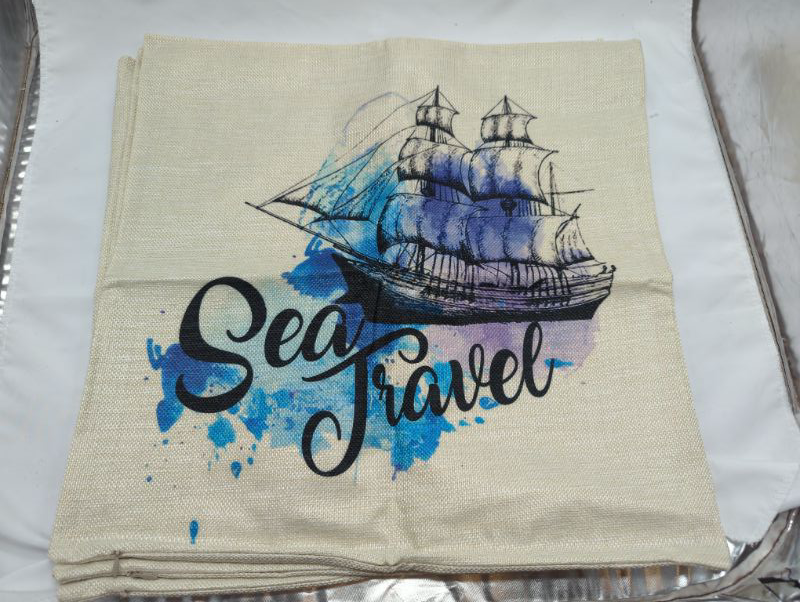 Photo 2 of Nautical Ocean Throw Pillow Covers - 4 Pack - 18x18
