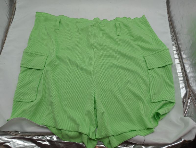 Photo 2 of SHEIN VCAY Plus Off The Shoulder Ruffle Top w/ Matching Shorts - see photos for actual color