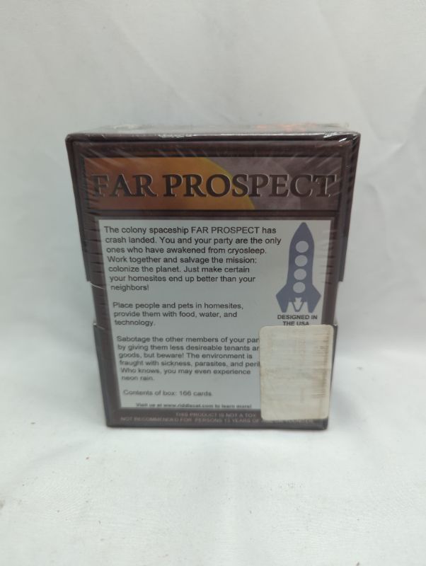 Photo 3 of Far Prospect, A Family Friendly Card Game of Space Colonization with Cooperative and Competitive (Coopetitive) Play
