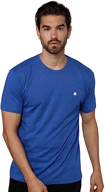 Photo 2 of INTO THE AM Mens T Shirt - Short Sleeve Crew Neck Soft Fitted Tees - Size XL - Fresh Classic Tshirt
