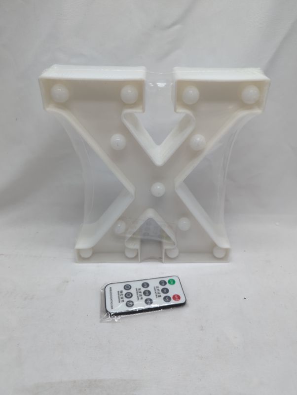 Photo 1 of LED Letter Light Signboard Letter Light Signboard Night Light Christmas Light Home Bar for Wedding Birthday Party (X)
