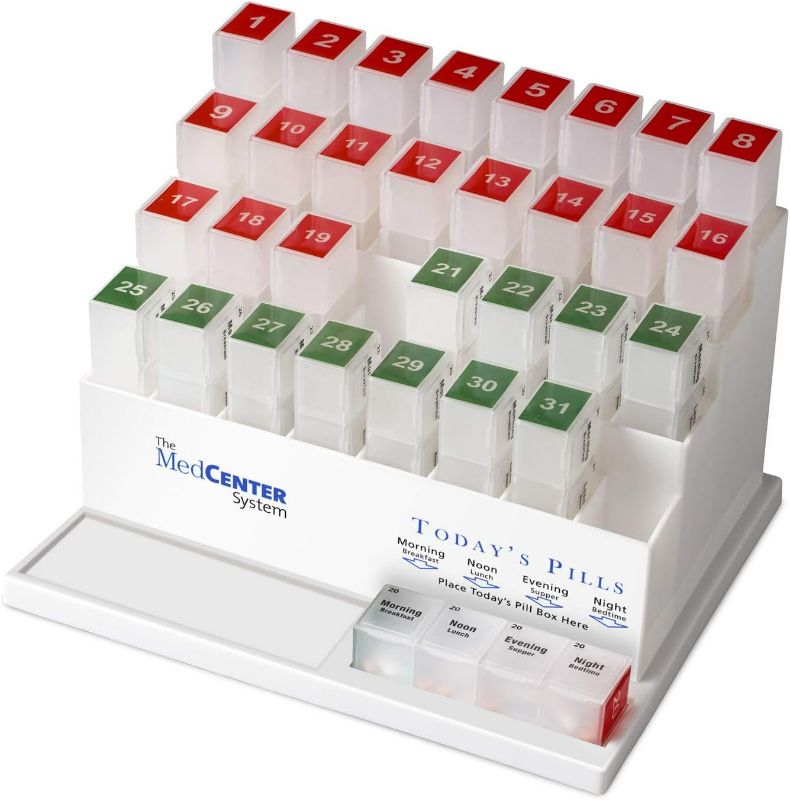 Photo 1 of The Original Monthly Pill Organizer with 31 Pill Boxes by MedCenter
