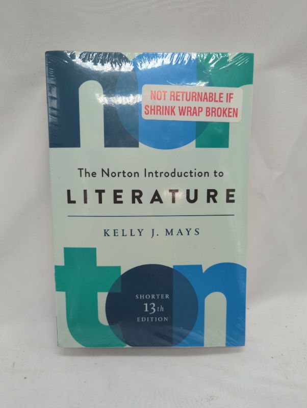 Photo 2 of The Norton Introduction to Literature Shorter Thirteenth Edition

