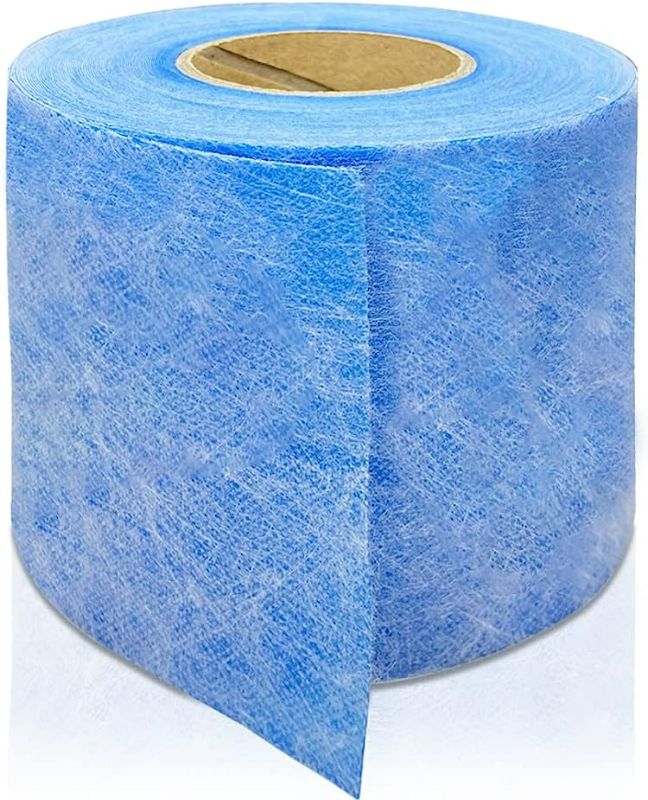 Photo 1 of UCANVIN Waterproofing Membrane Band Roll, 30Mils Thick, 5Inch X 98.5Ft Tile Floor Underlayment Waterproofing Polyethylene Fabric Waterproof Membrane for Tiles, Shower Walls, Bathroom Floors
