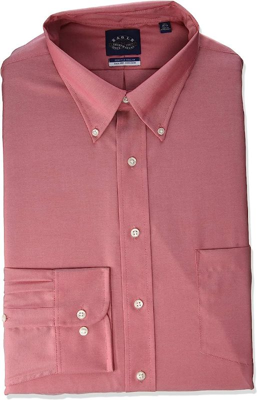 Photo 1 of Eagle Mens Dress Shirts Tall Fit Non Iron Stretch Collar Tall Fit 16 1/2 - 35/36
