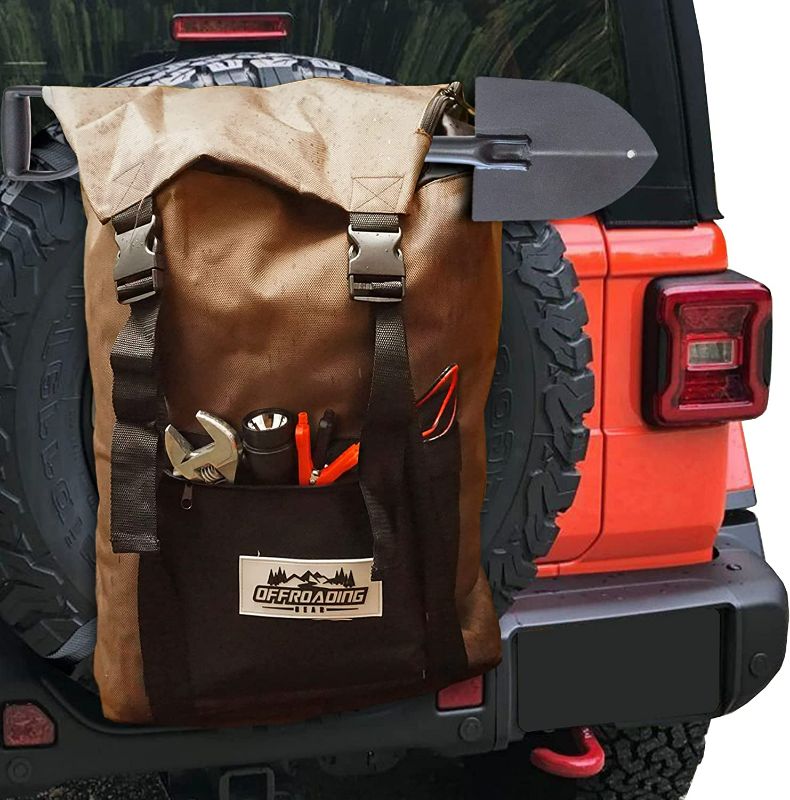 Photo 1 of Offroading Gear 4x4 Waterproof Spare Tire, Trash Bag and Rear Tailgate Bag W/Seat Organizer | Large-Capacity for Off-Road Accessory - SUV|RV| Jeep| Overland| Etc.
