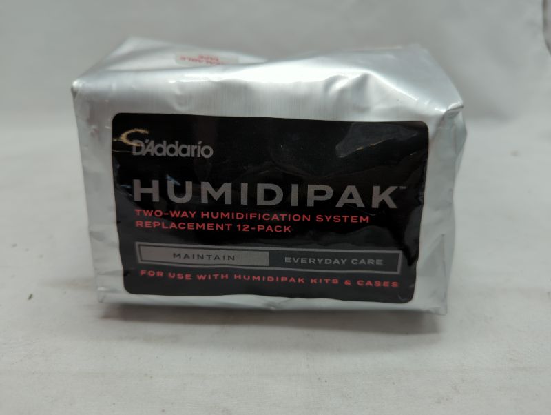 Photo 2 of D'Addario Accessories Guitar Humidifier Packs-Two-Way Humidification System Conditioning Packets-12 Maintain Replacement Packets (PW-HPRP-12) Maintain Replacement Packets - 12-pack
